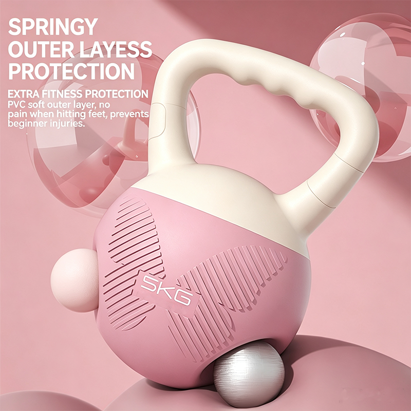 Weiche Gusseisen-Kettlebell für Frauen 4