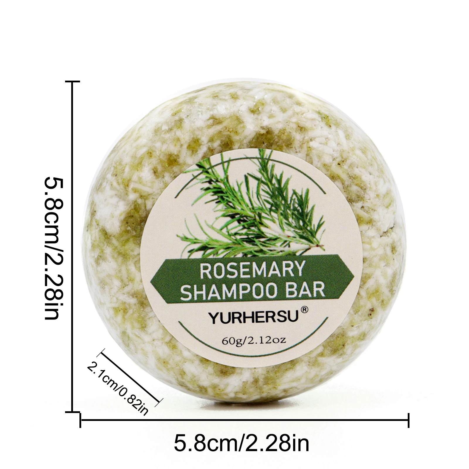 Rosmarin-Shampoo-Seife für nährende Haarpflege 3