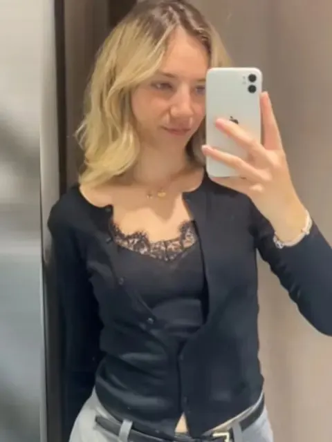 Spitzen-Strickjacke 4