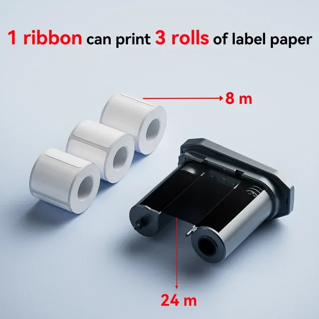 Kabelloser Thermotransfer-Etikettendrucker, 300 DPI 4