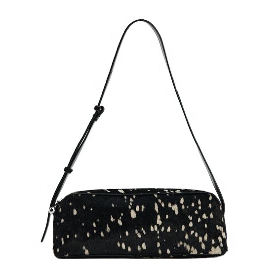 Flauschige Damen-Achseltasche aus Kunstfell