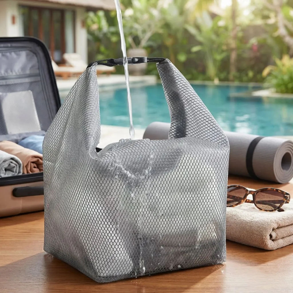 Transparente Wasserdichte Reise-Kosmetiktasche 4