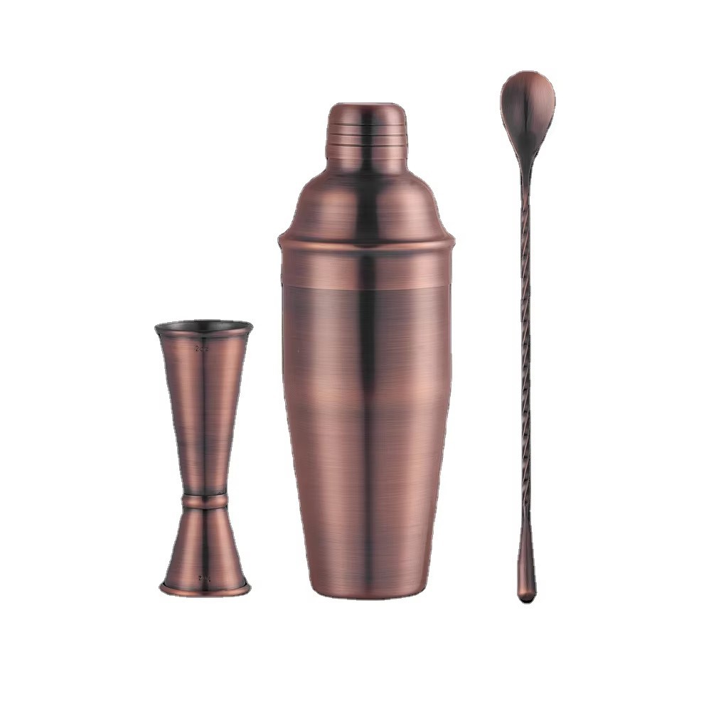 5-teiliges Luxus-Barset in Gold Messing