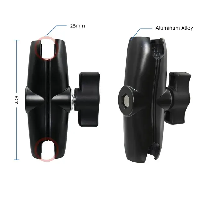 Doppelarm-Handyhalter aus Aluminium für Fahrrad 3