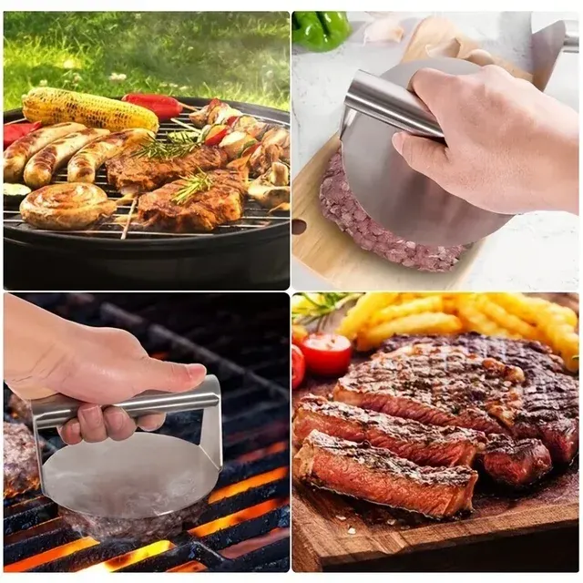 Edelstahl Smash-Burger-Presse für Patties 2