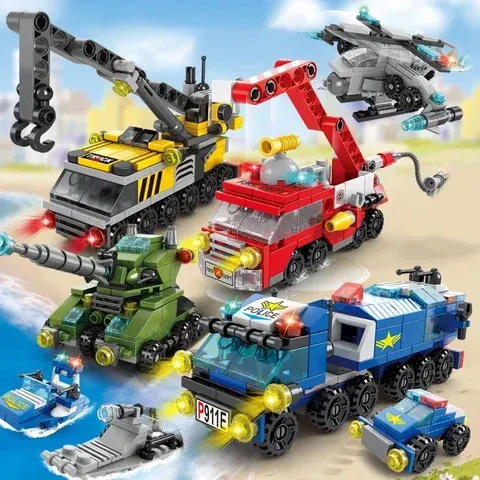 Bausteine Fahrzeug-Set
