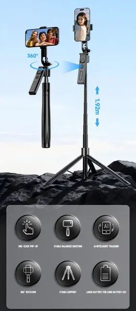 Selfie-Stick mit Stativ 4