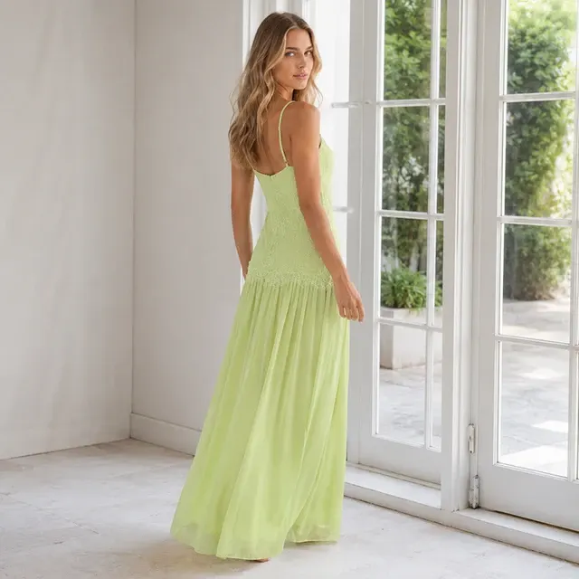 Ärmelloses Maxikleid 4
