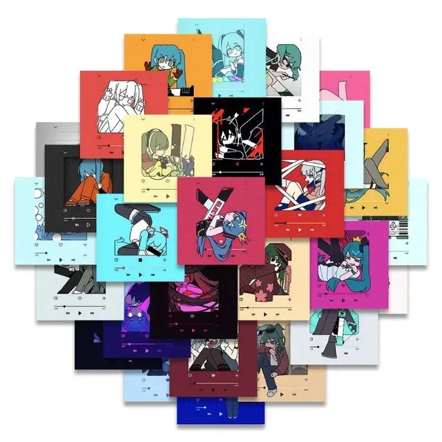 Stilvolles Sticker-Set für Notizbücher, 52 Stück 1