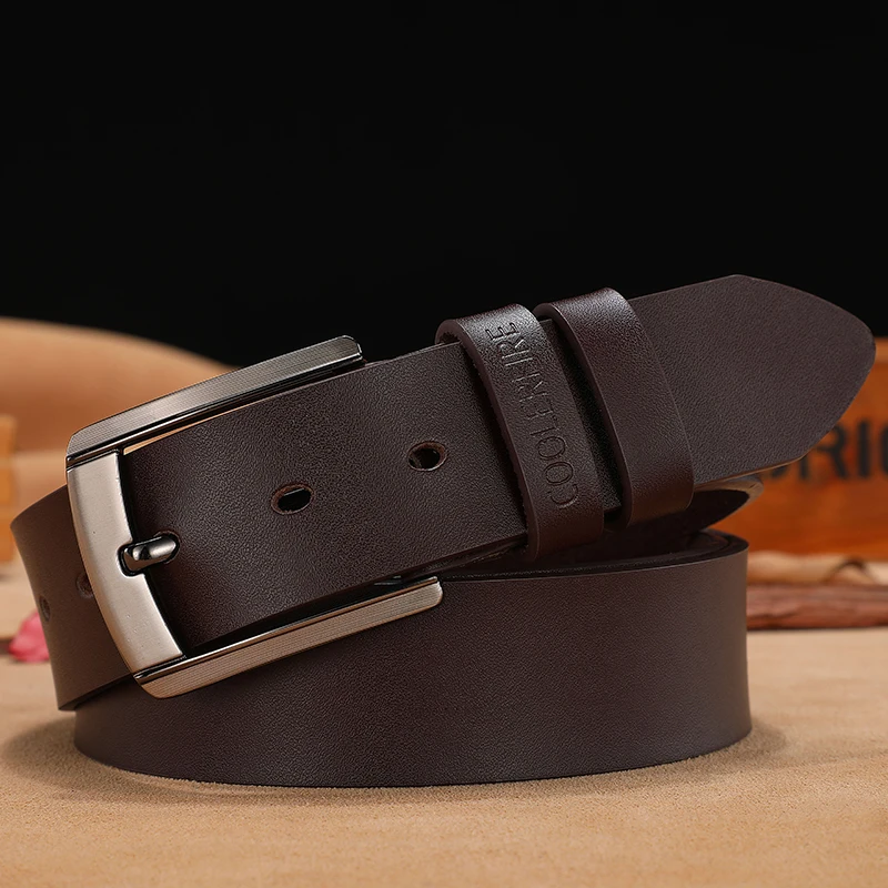 Hochwertiger Echtleder-Gürtel für Herren im Cowboy-Stil 3