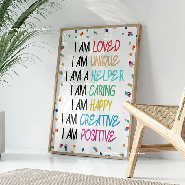 Typografie-Leinwandposter 4