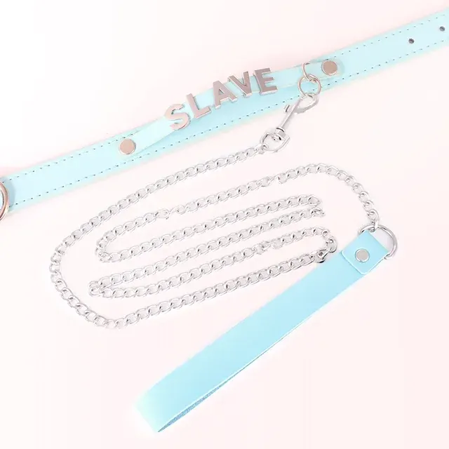 O-Ring-Choker aus Leder 4
