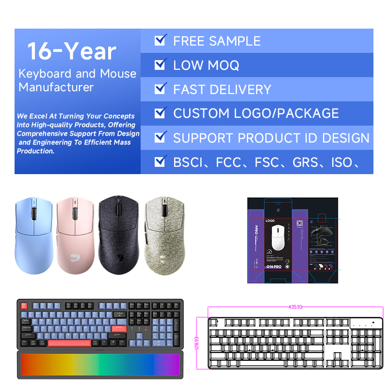 Kabellose mechanische Tastatur 3