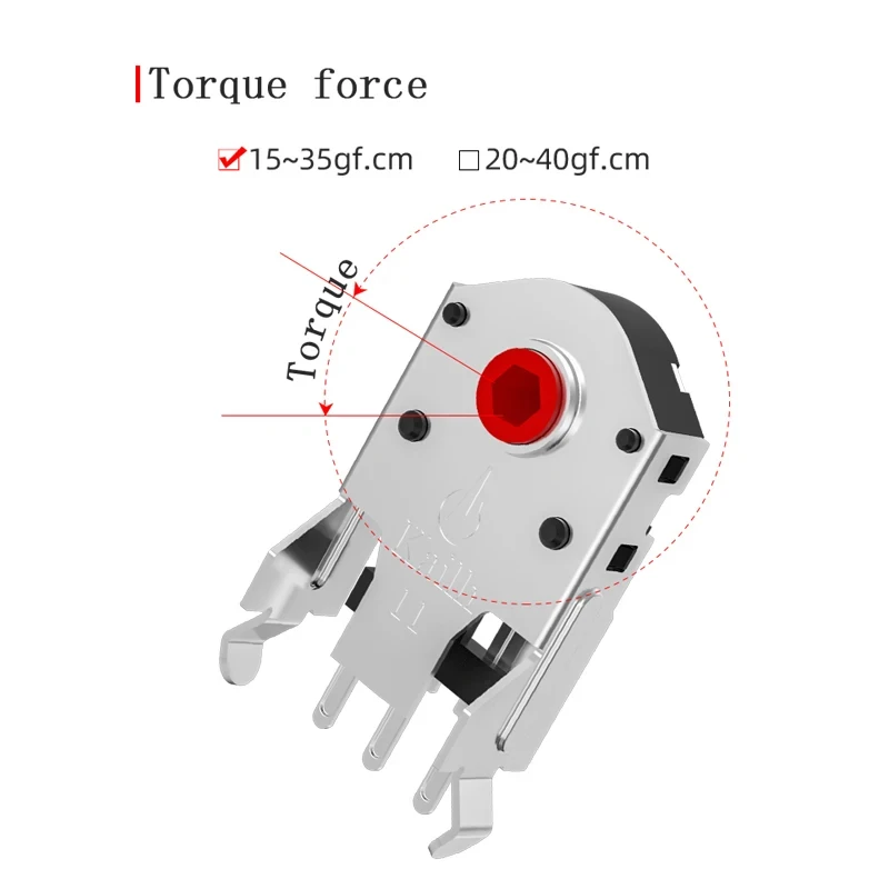 Rotierender Scrollrad-Encoder 5–11 mm für Maus 4