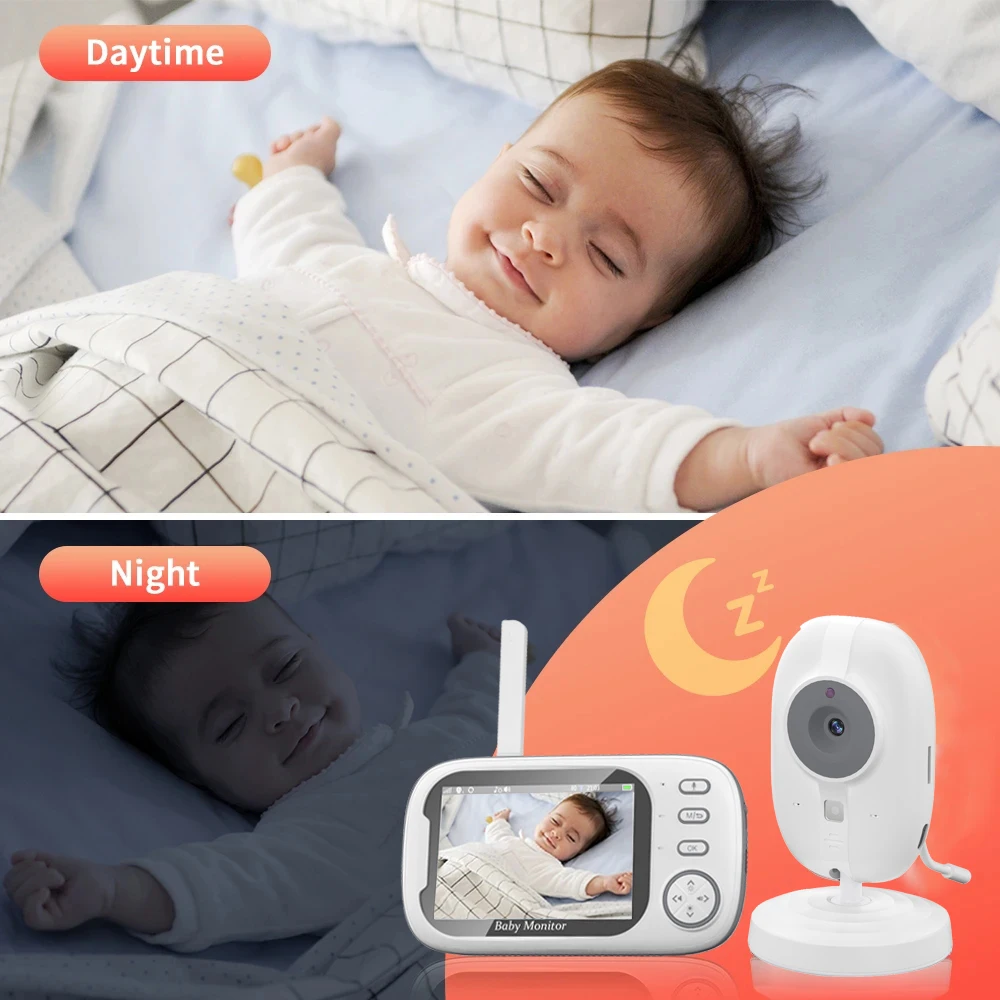 Babyphone mit Kamera, LCD und Zweiwege-Audio 2