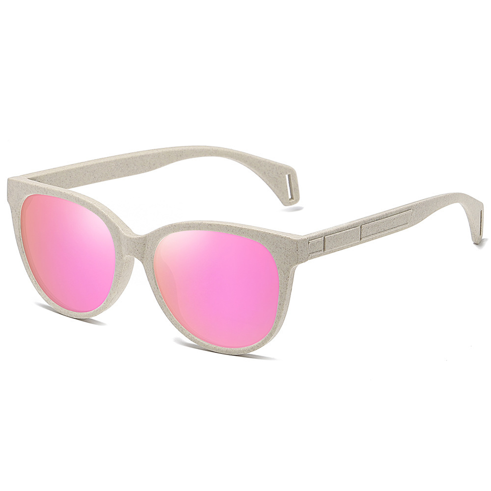 Vintage Weizenstroh-Sonnenbrille Damen 4