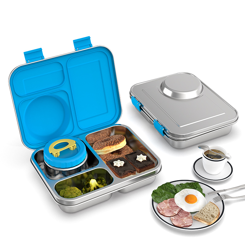 Auslaufsichere Kinder-Bento-Lunchbox mit Isolierbehälter