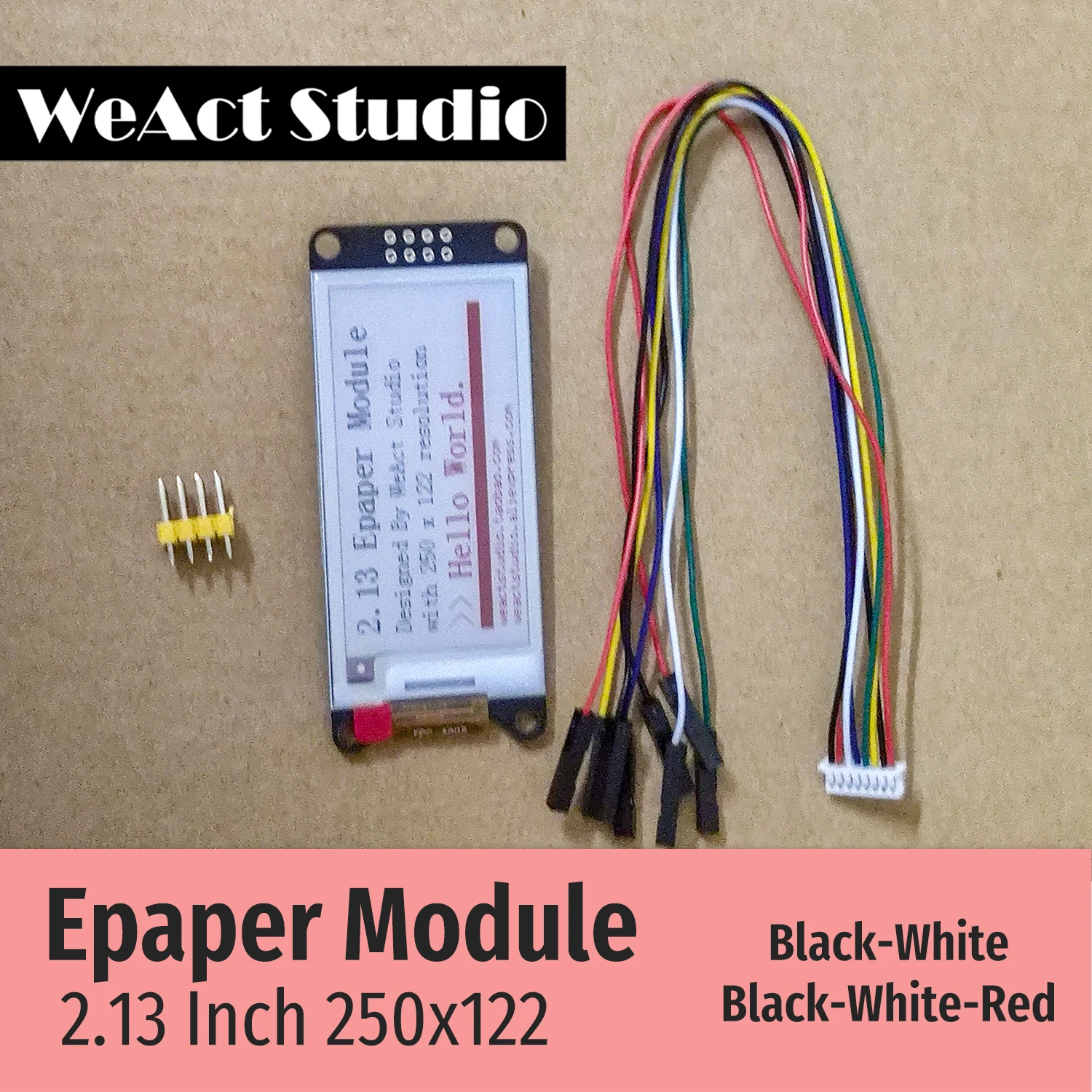 2,9-Zoll E-Paper-Display Schwarz-Weiß-Rot 4