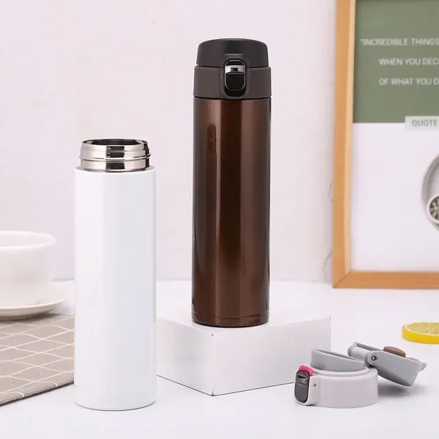Einfarbiger Thermosbecher mit Kugelbezug 3