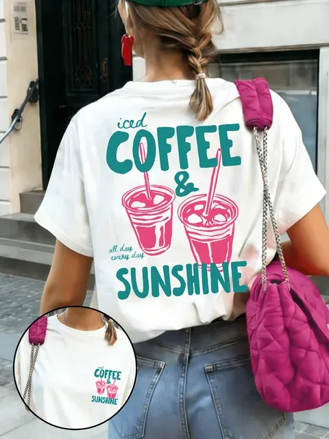 Damen-Grafik-T-Shirt 3
