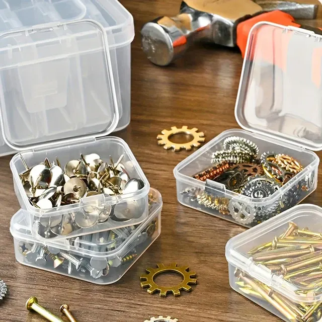 Transparente Organizer-Box mit Fächern 3