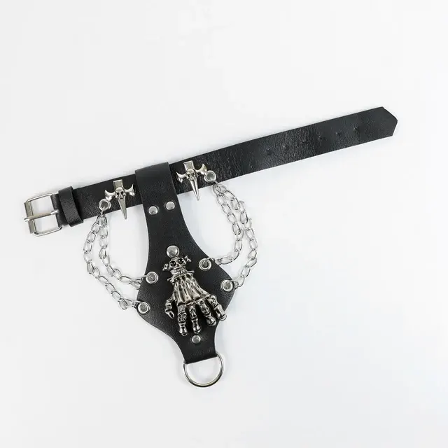 Gothic-Lederarmband 4