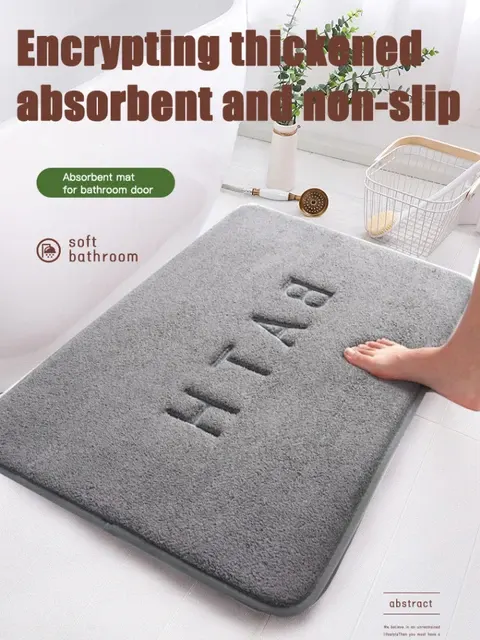 Anti-Rutsch-Badematte aus Korallen-Fleece 2