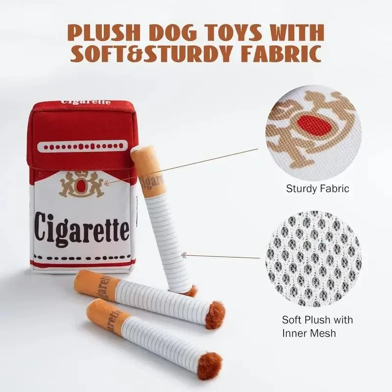 Interaktives Plüsch-Kauspielzeug für Hunde 4