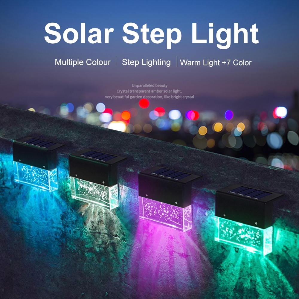 Wasserdichte RGB-Solar-Zaunleuchte