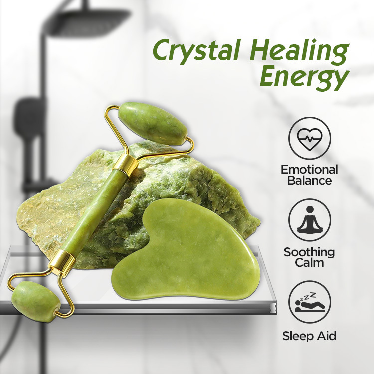 Naturjade-Roller mit Gua-Sha-Set 3