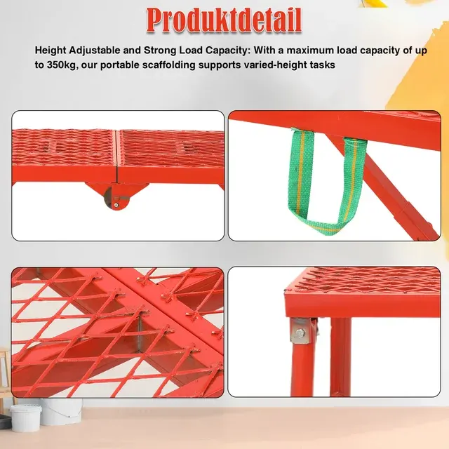 Klappbare Arbeitsplattform-Leiter 2