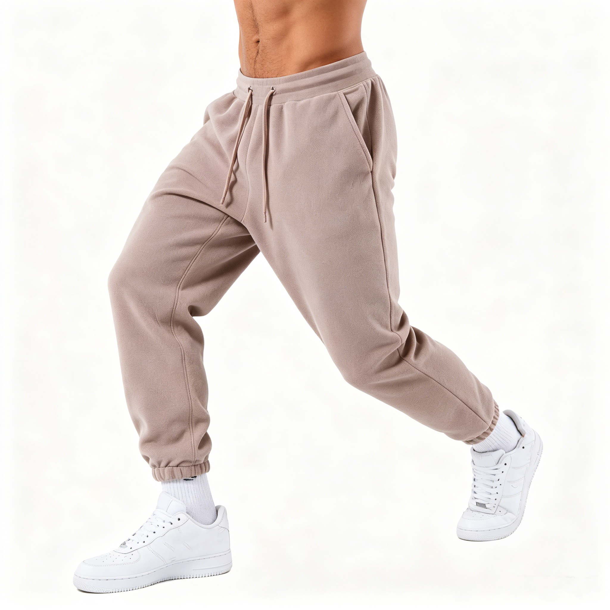 Schwere Polar Fleece Jogginghose Herren 3