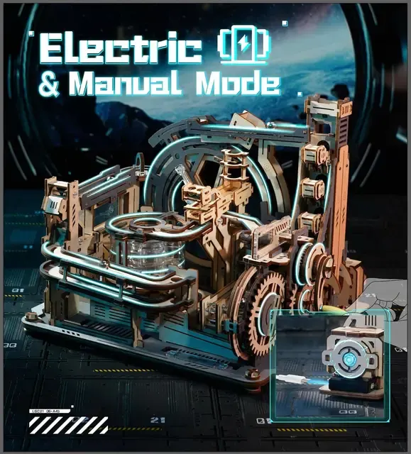 Elektrischer 3D-Modellbausatz 3