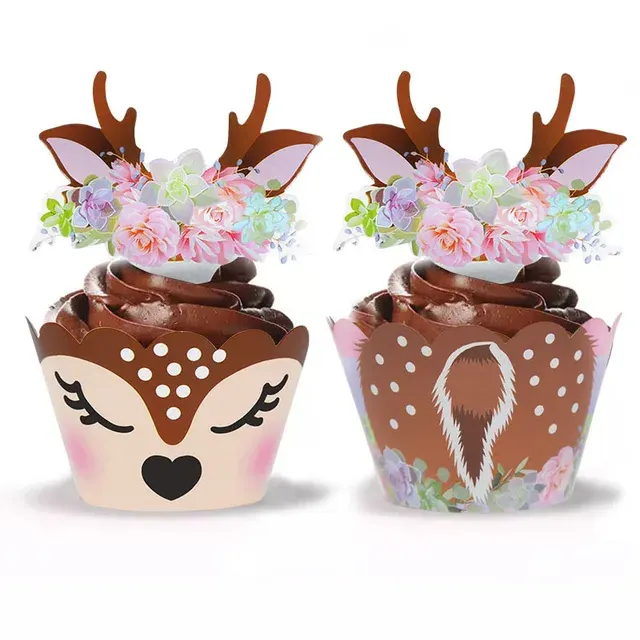 Rentier-Cupcake-Förmchen 3