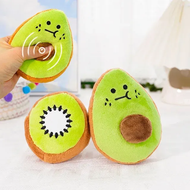 Plüsch-Obst-Spielzeug für Katzen und Hunde 2