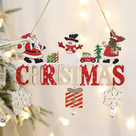 Holz-Weihnachtsanhänger