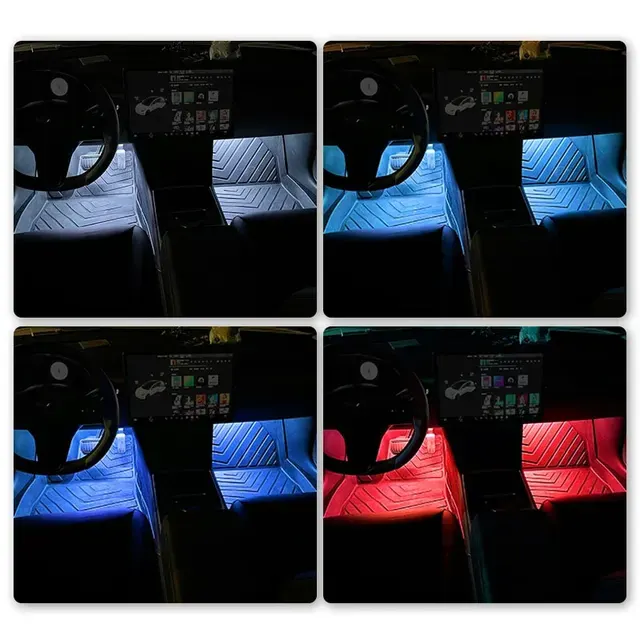 USB-LED-Fußraumbeleuchtung für Autos 3