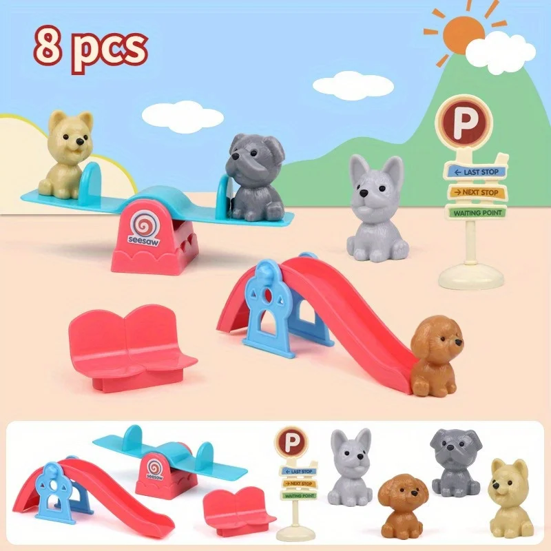 Haustier-Plüschspielzeug-Set für Hunde 4