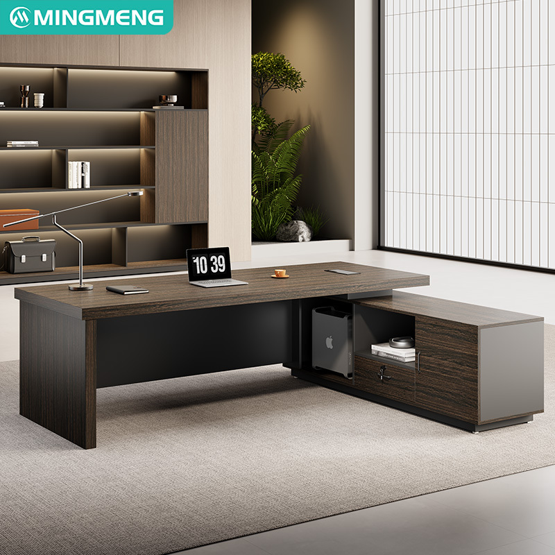 L-förmiges Büro-Set aus Tisch und Stuhl 3