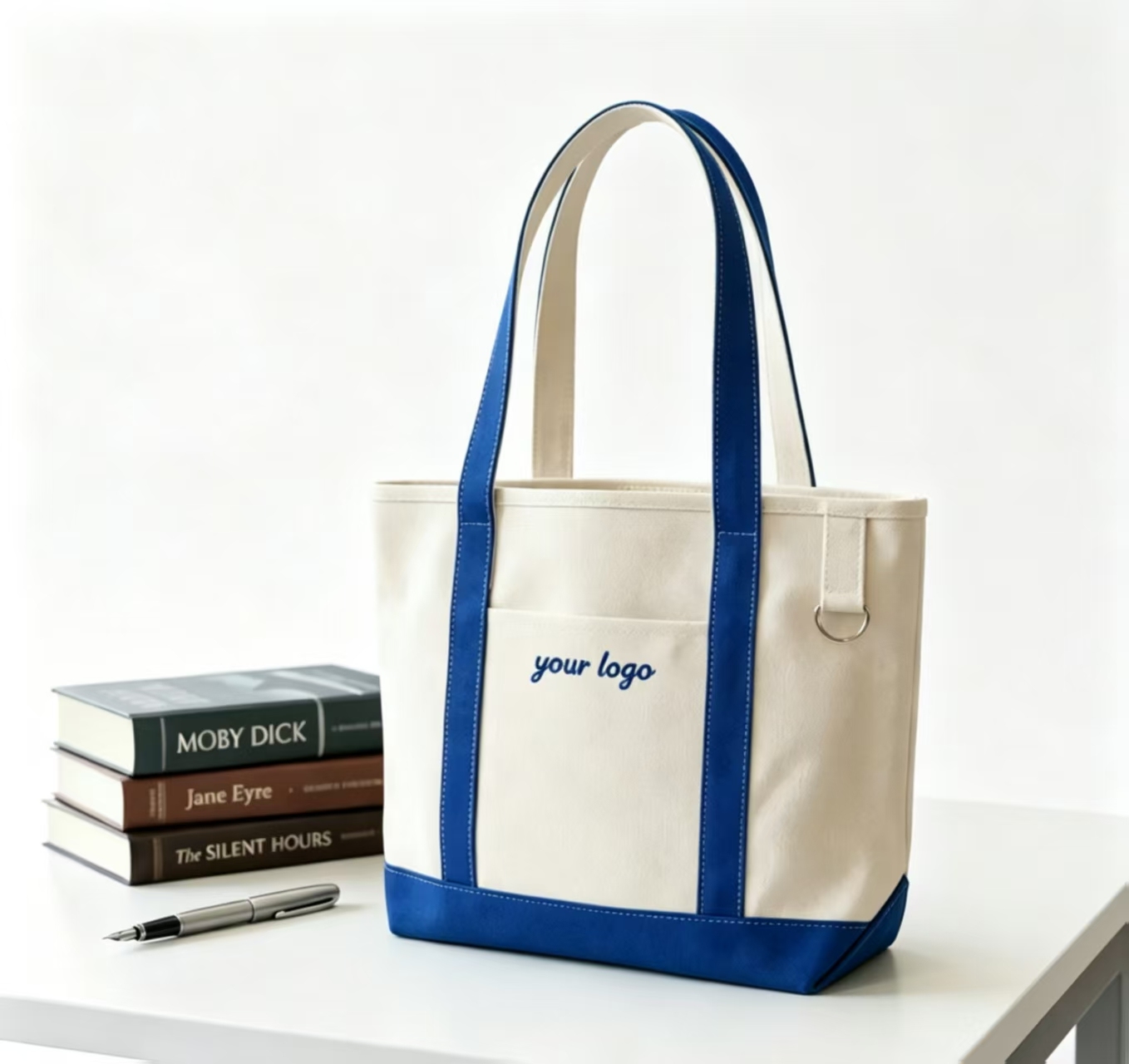 Bunte Canvas-Stofftasche mit Griffen 2