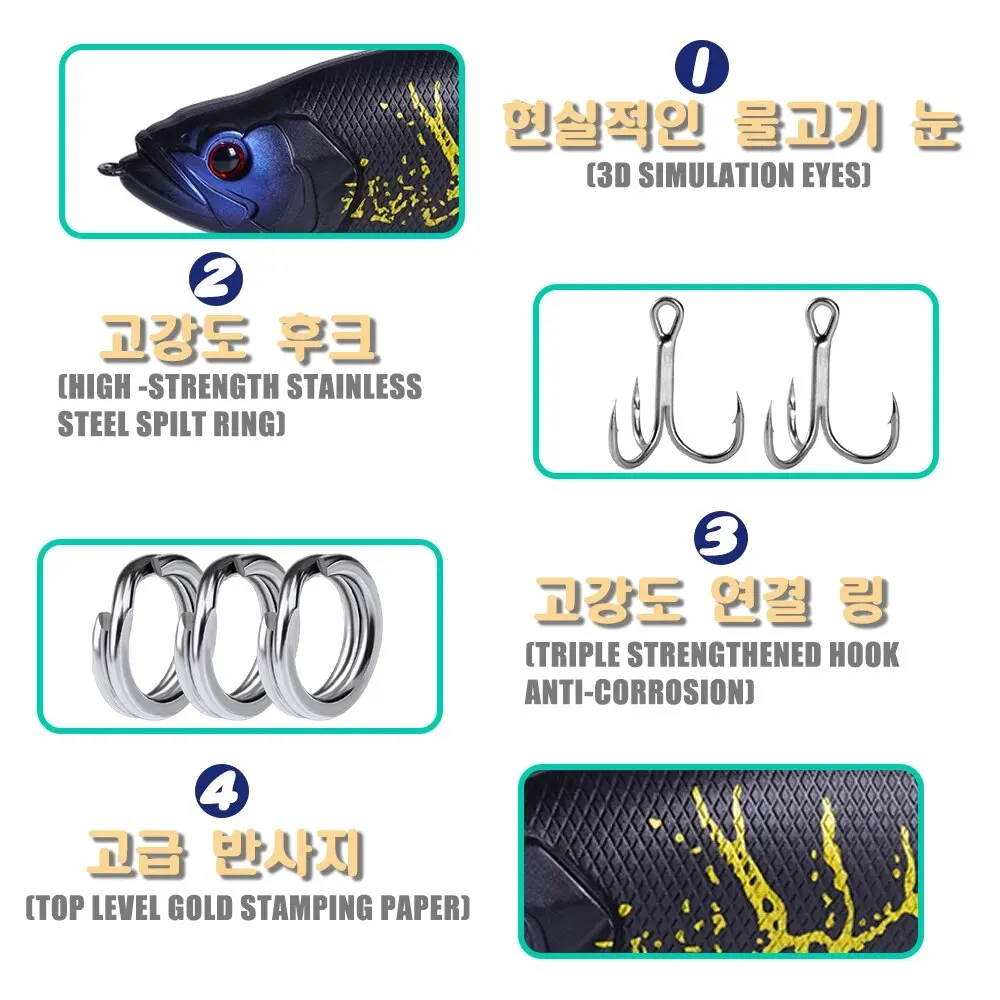 Langsam sinkender 30-g-Swimbait für Hecht und Barsch 3