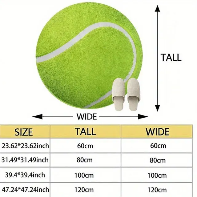 Tennisball-Teppich 3