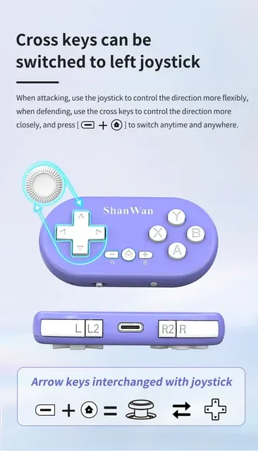 Mini-Gamecontroller im Taschenformat, Handheld 4
