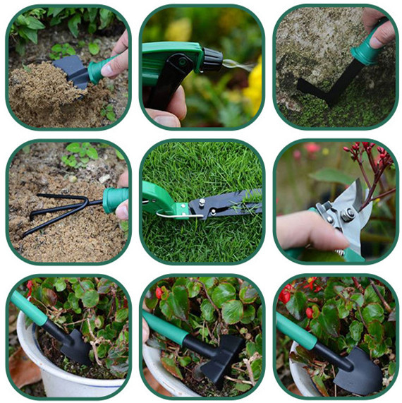 Gartenwerkzeug-Set mit Grasschere und Schaufel 4