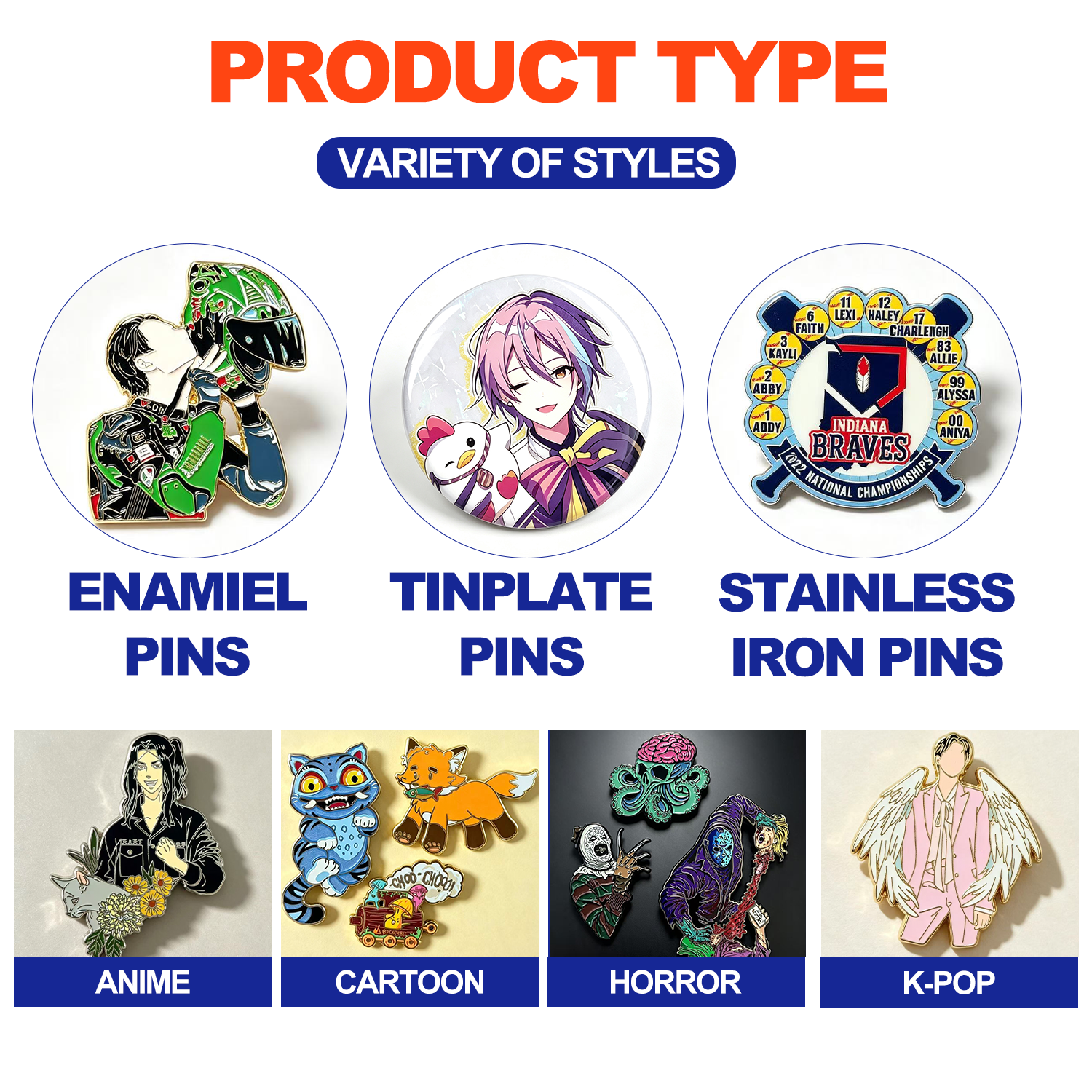 Individuelle Emaille-Pins 3