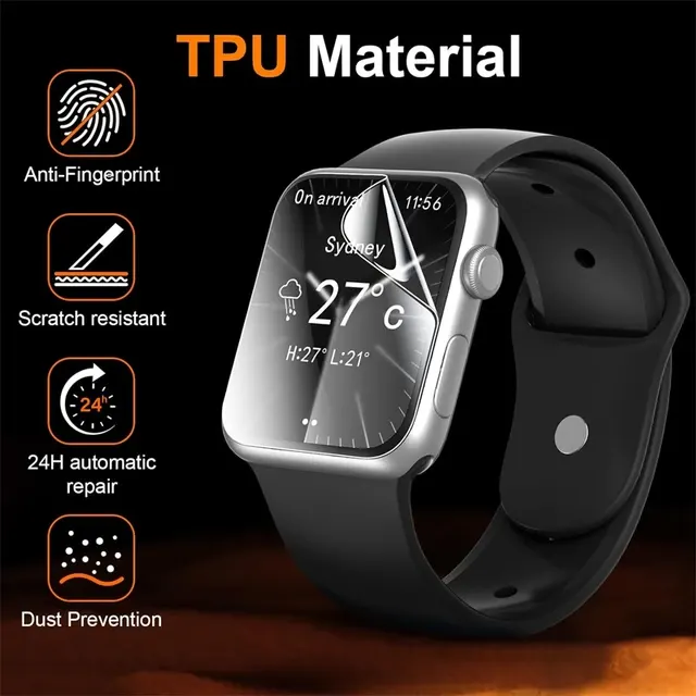 Hydrogel Displayschutzfolie für Apple Watch 10 Stück 2