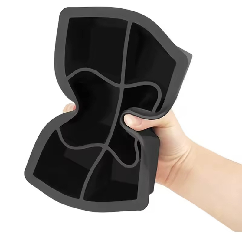 Flexible Silikon-Eiswürfelform mit 6 Kugeln 3