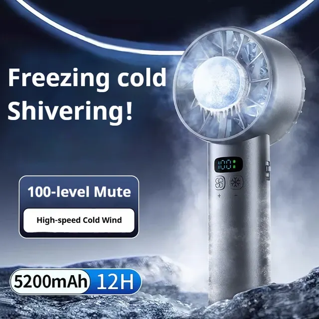 Handventilator mit LED-Anzeige und USB-Akku 2