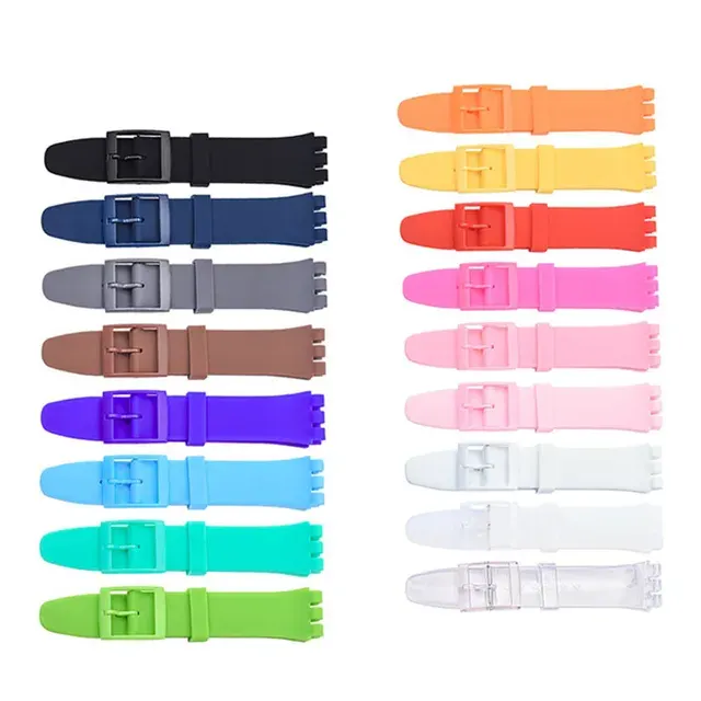 Buntes Kautschuk-Sportarmband, 16–20 mm 2