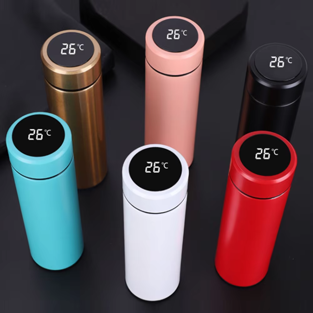 Edelstahl Thermobecher mit Temperaturanzeige 2